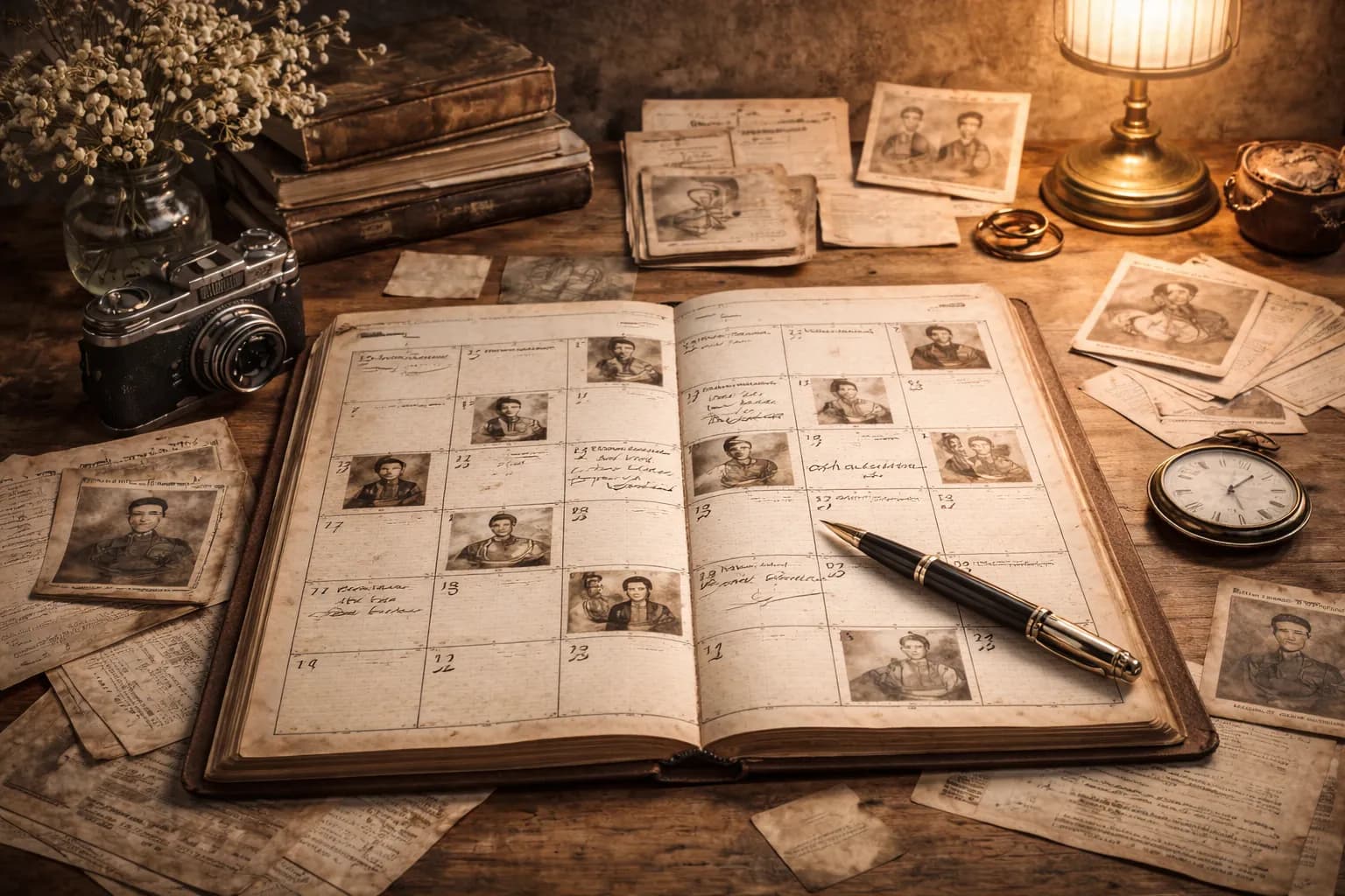 Calendrier des événements familiaux